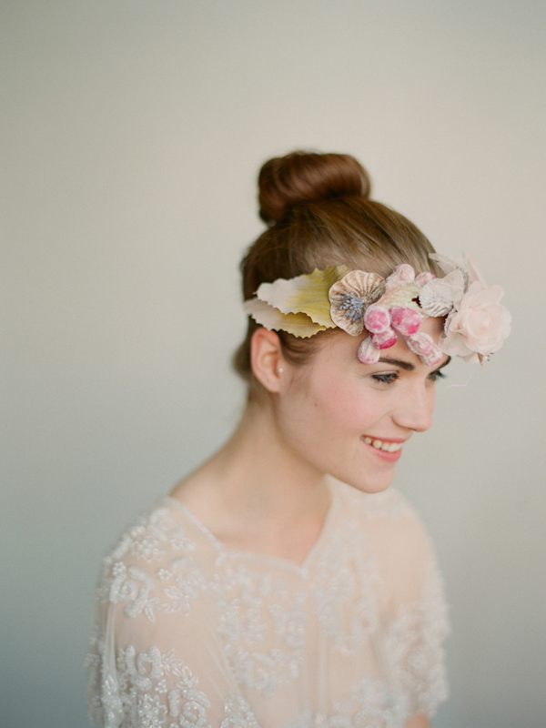 Photo of floral crown by Elizabeth Messina Photography